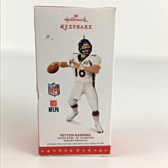 Hallmark Ornament Peyton Manning Denver Broncos Super Bowl 50 Champion NFL 2016